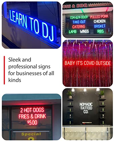 SpellBrite LED Neon DISPENSARY OPEN Sign for Business - White, 37" x 15" - color: White, size: DISPENSARY OPEN (37"x15")