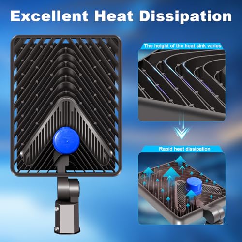 480W Parking Lot Light Slip Fitter Mount Dusk to Dawn 2 Pack - size: 480W/Slip Fitter/2PC