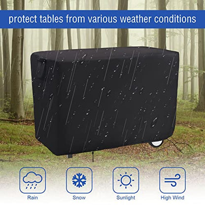 Outdoor Prep Table Cover for Royal Gourmet Double-Shelf Table - size: 41" x 24" x 32"