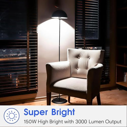 A21 18W Dimmable LED Light Bulb, 150-200 Watt, 5000K Daylight, 3000 Lumen - color: Daylight 5000k