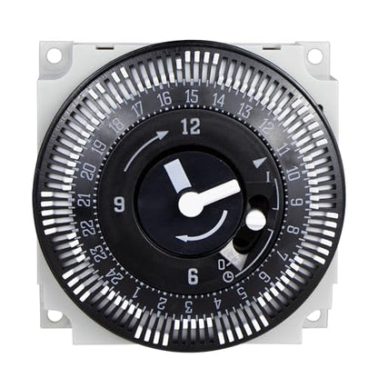 KERDE TJ01-G 24-Hour Timer, 120V 20-Amp Manual Override, 15-Minute Interval Switch, Indoor/Outdoor Appliance Timer for Lights, Fans, Pumps, DIY Electrical Projects