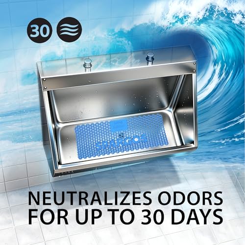 Spargos Trough Urinal Screen, 12 Pack Ocean Breeze Anti-Splash