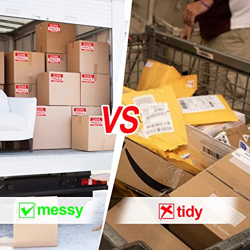 2"x 3" Fragile Stickers 500 Packing Labels Handle with Care Strong Adhesive for Box Shipping and Moving - size: 2 x 3 inch | 500 Labels MIDDLE