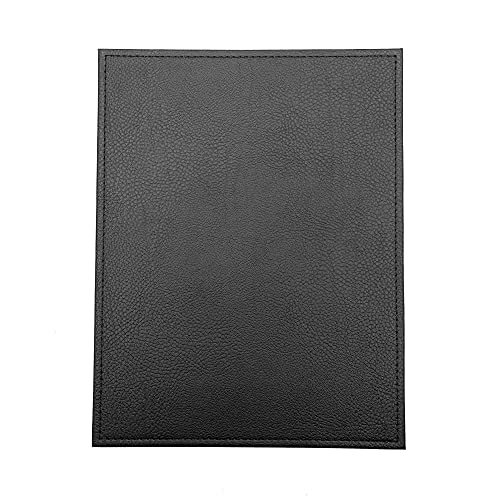 Menu Holders Made of Premium Faux Leather - Single Panel (10-Pack) Menu Covers Single Page (Black, 8.5" x 11") - color: Black, size: 8.5" x 11"