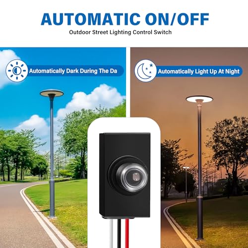 3 Pack Dusk to Dawn Sensor for Outdoor Lighting
