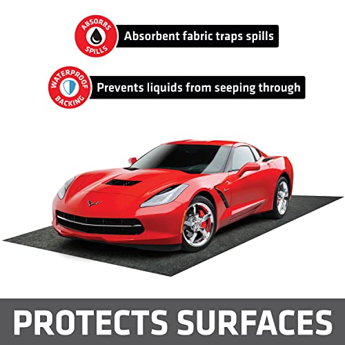 Drymate Garage Floor Mat 20' x 7'4", Waterproof Garage Flooring, USA Made - size: 7'4" x 20' (Rectangular)