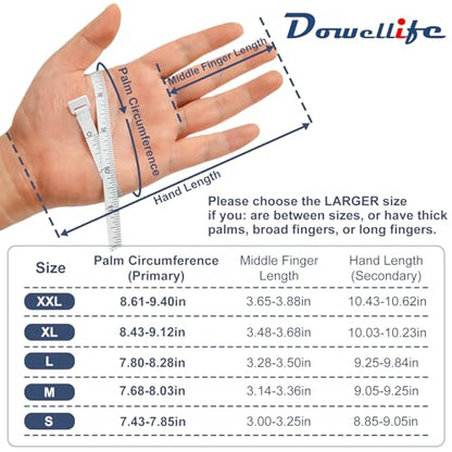 Dowellife Level 9 Cut Resistant Glove, Grey, Small (Pack of 2) - size: Small (Pack of 2)