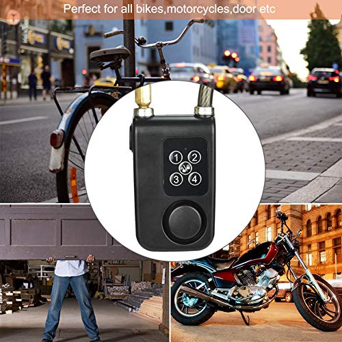 Remote Control Alarm Lock with 115dB Anti-Theft Siren