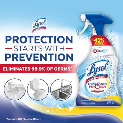 Lysol All Purpose Cleaner Spray, OXI Action, 0% Bleach, Disinfectant, 32 oz