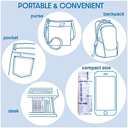 Extra Large Disposable Waterproof Toilet Seat Covers, Travel, Work & School - color: Sit & Stay Safe