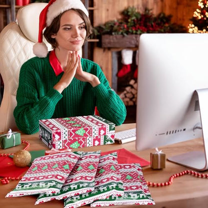 Fuxury Christmas Poly Mailers 14.5x19" 50 Pcs,Shipping Bags for Clothes - color: Christmas Tree Elk, size: 14.5x19" 50pcs
