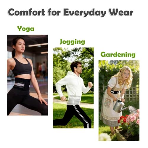 Lightweight Lower Back Brace for Women Men, Narrow&Thin Lumbar Support Belt w/ Adjustable Dual Compression Straps Alleviate Pain in Lower Back, Leg, Pelvic, Hip, Sciatic Pain/Good for Work Excercise - size: Medium