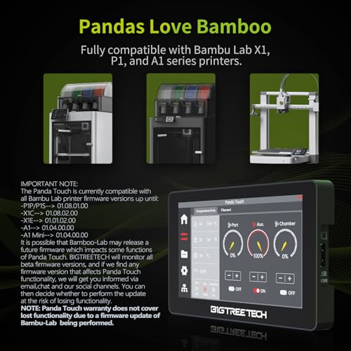 BIGTREETECH Direct Panda Touch for Bambu-Lab P1S P1P X1C X1E A1 Mini - style: Panda Touch Screen