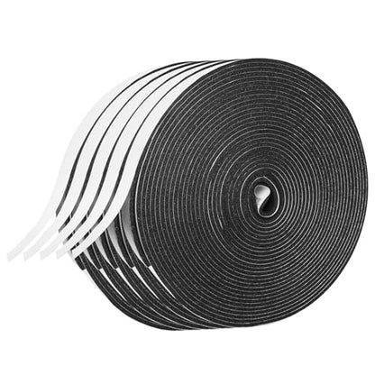 Foam Insulation Tape self Adhesive,1In x 1/8In x 164Ft Weather Stripping for Doors and Windows,Sound Proof soundproofing Door Seal,Weatherstrip,Pipe Cooling, Air Conditioning Seal Strip - size: 1 in x 1/8 in x 164 ft