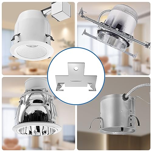 48 Pack Metal Recessed Downlight C Clips - size: 48pcs