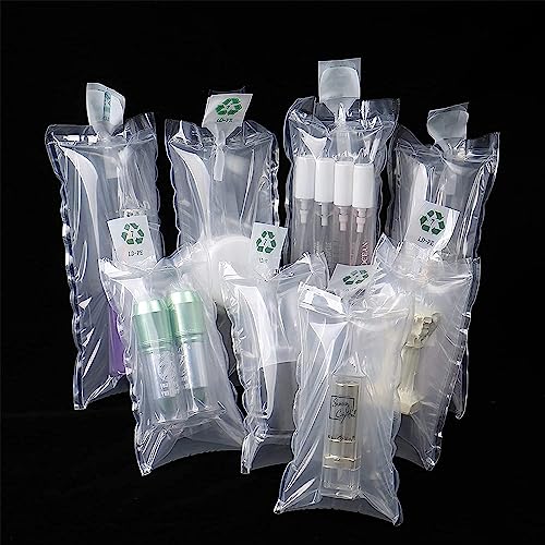 Miupoo Packaging Air Bags,Clear Plastic Inflatable Air Packaging Protector Bag with Free Pump Cushion,Air Cushion Blocking Packaging Bag,4x6 Inches,200 Pieces - size: 4x6×200 Inches