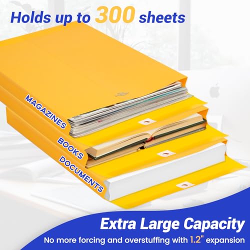 Goefun Manilla Envelopes 10x13, 180 GSM Heavyweight - color: Yellow-25 pack, size: 10x13