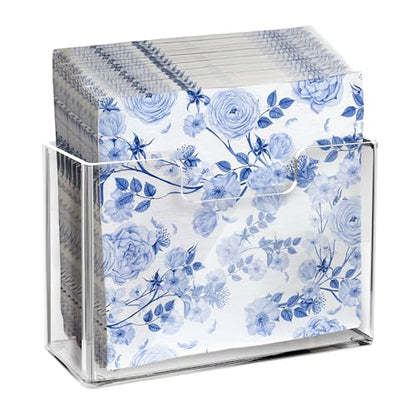 Acrylic Napkin Holder for Table, Clear Square Paper Dispenser - color: A - Acrylic Luncheon Napkin Holder, size: Luncheon Napkin Holder