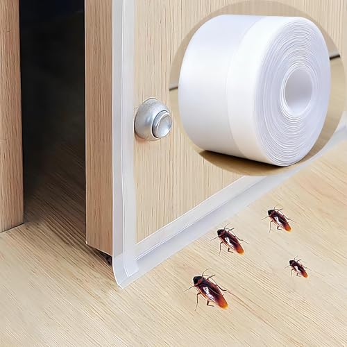 Dstorelhp 32.8Ft Silicone Door Weather Stripping, Shower Door Seal Strip - size: 45 mm x 10 m