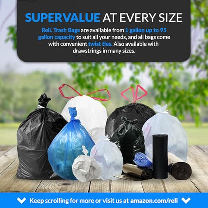 Reli. 95 Gallon Trash Bags Heavy Duty