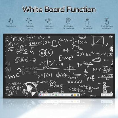 32" Capacitive Touchscreen Industrial Monitor, FHD 500Nits Android 13 Digital Signage Display Digital Menu Board, Reverse Control Laptop, Wireless Screen Mirroring, Built-in Speakers, USB, HDMI Ports - size: 32 Inch