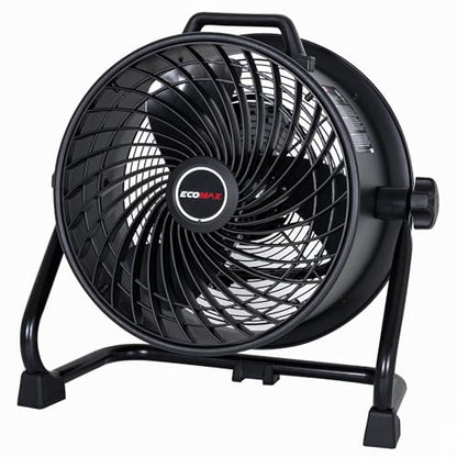 ECOMAX Drum Fan, 16 Inch High Velocity Industrial Shop Fan, Ultra-Quiet - size: 16Inch