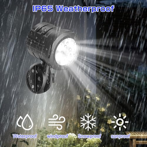 Motion Sensor Outdoor Lights, 1000LM Ultra Bright Wireless Sensor Light with Remote Control, IP65 Waterproof Motion Detector Security Light for Outside, Front Door, Yard, Garage, Stair