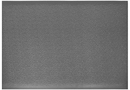 Portico Systems 18020305T Comfort Step 3/8" Anti-Fatigue Mat with Pebble Emboss, Grey, 2" x 3" - size: 2"L x 2"W x 0.4"Th