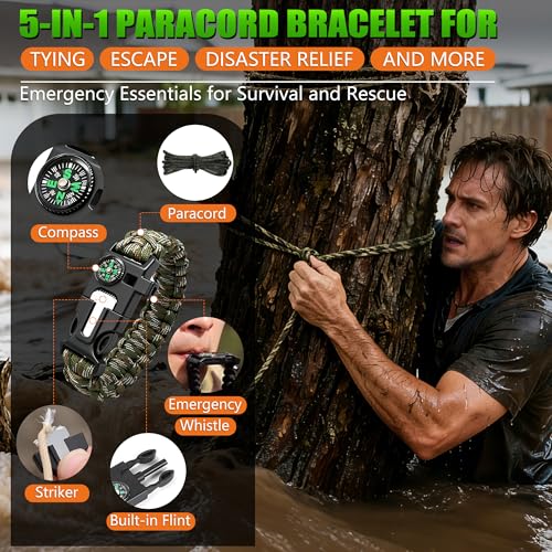 Emergency Radio Hand Crank Solar, 10000mAh/37000mWh Emergency Weather Radio