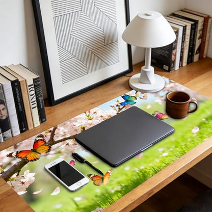 Nuxovilar Large Gaming Mouse Pad Desk Mat, 15.7x35.4 Inches Polyester - color: LU11941