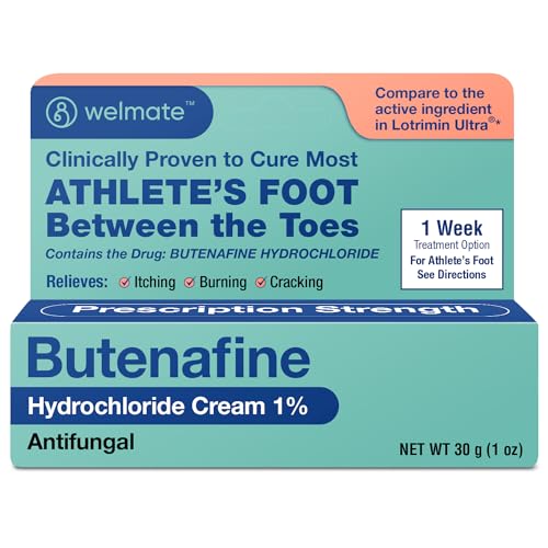 WELMATE Butenafine Hydrochloride 1% Antifungal Cream for Skin, 1 oz - style: 1 Pack
