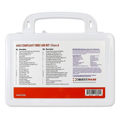 OSHA & ANSI Class A, Metal First Aid Kit, 25 Person, 79 Piece Emergency Kit