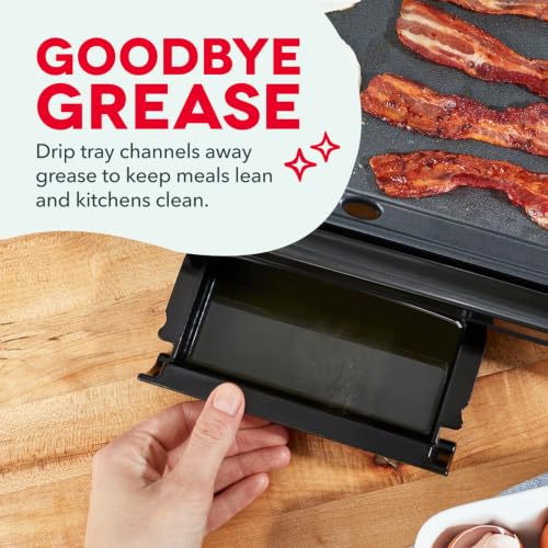 Dash Deluxe Everyday Electric Griddle, Removable Nonstick Plate, Black - color: Black