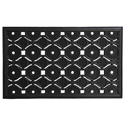 Calloway Mills 103621830 Nobe Rubber Doormat 18" x 30" - color: Nobe, size: 1'6" x 2'6" (Rectangular)