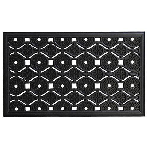 Calloway Mills 103621830 Nobe Rubber Doormat 18" x 30" - color: Nobe, size: 1'6" x 2'6" (Rectangular)