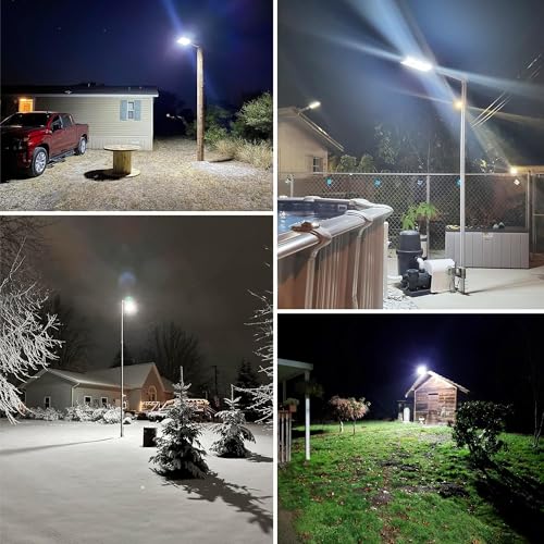 OKPRO Solar Street Light Outdoor, IP66 Waterproof Solar Lights Outdoor - size: 10000-1P
