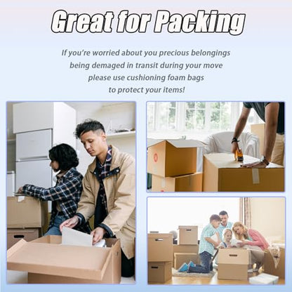 XHmax 100PCS 12x14Inch Cushioning Foam Pouche for Moving and Storing - size: 100PCS-12X14IN(0.5T)