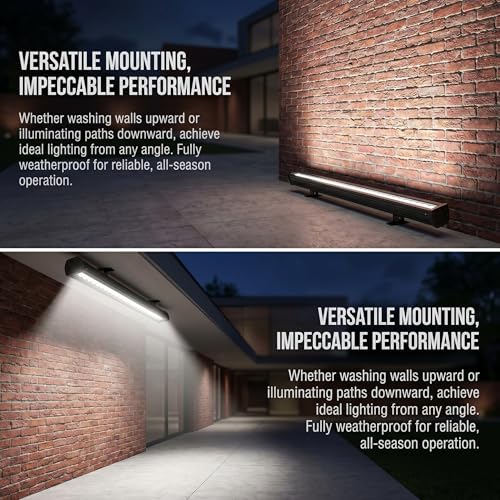 54W Wall Washer Light 40'' 6000K 120V IP67 Waterproof Plug-in - color: 6000K-Daylight-White, 54W, size: 40"