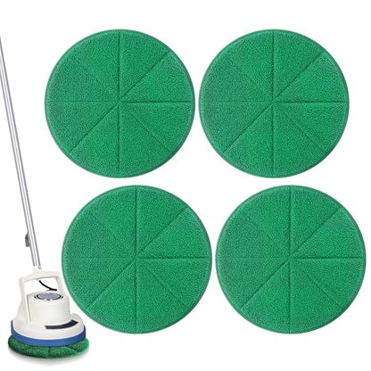 4 Pack 12" Microfiber Carpet Bonnet Pads Compatible with Orbiter ORB550MC
