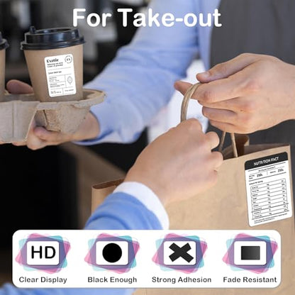 50mm x 80mm Thermal Labels Compatible for Supvan T50M Pro, Phomemo M110, Label Maker Tape Refill, Weatherproof & Tear-Resistant Thermal Stickers (360Pcs) - size: 50mm x 80mm, 1.97''x3.15''