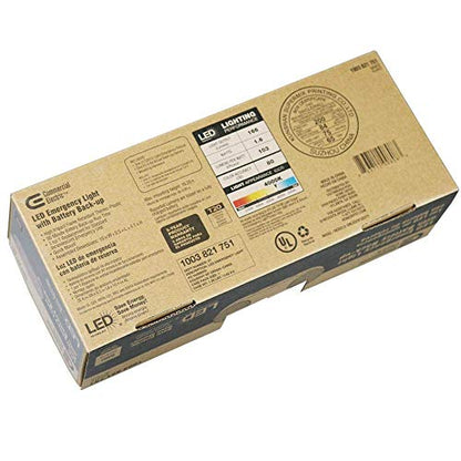 Commercial Electric Oval 11-Watt with Ni-Cad 3.6-Volt Battery White Integrated LED Emergency Light