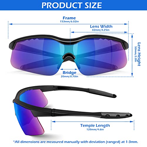 OXG Safety Glasses for Men Women, ANSI Z87 UV Protection Protective Eyewear - color: Green