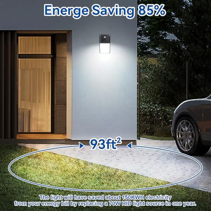LTBLIGHT 2-Pack 18W LED Wall Pack Light with Photocell Sensor 1980LM 5000K - size: 2 Pack
