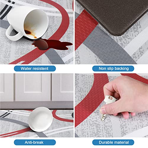 Artnice Kitchen Mats for Floor, Modern Abstract Kitchen Rugs - size: 32"L x 17.5"W x 0.4"Th
