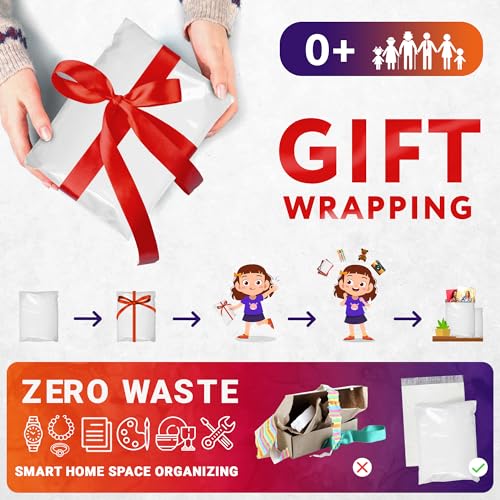 ABC PACK & SUPPLY Gusseted Poly Mailers, 13 x 16 x 4 Inch, 2.5 Mil White Shipping Bags for Clothing, Self Seal Plastic Mailing Envelopes, Pack of 500 - size: 13" x 16" x 4" / 500 Pack