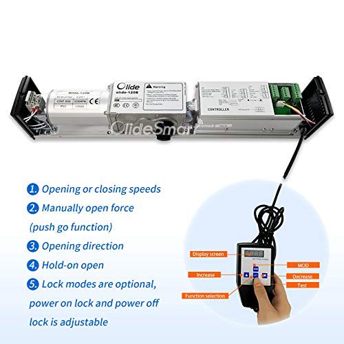Door Opener Handicap Touchless Wave Sensor Open for Commercial Door with 2PCS Square 4.5'' Wireless Handicap Sensor Swithes 512N and 1PCS Fail Safety 395lbs Electric Strike - style: Kit1