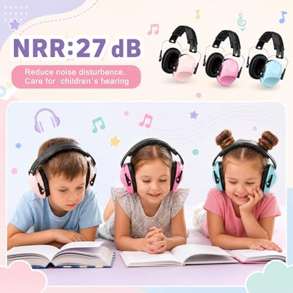 Amylove 12 Pcs Kids Noise Cancelling Headphones Ear Muffs Sweet Style - size: Universal Fit (kids & Adults), style: Sweet Style