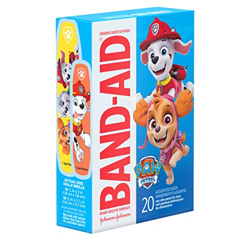 Band-Aid Adhesive Bandages, 20 ct (Pack of 2) | Nickelodeon PAW Patrol | First Aid | Assorted - size: 20 Count (Pack of 2), style: Paw Patrol