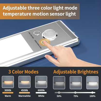 Soul Link 2-Pack 12" 88-LED Motion Sensor Under Cabinet Lights, Wireless - size: 12inch - 2pack