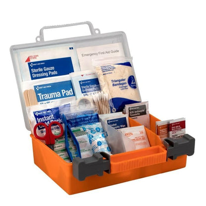 American Red Cross Officially Licensed Product, 25 Person First Aid Kit, 118 Piece Emergency Medical Supplies to Clean & Treat Minor Injuries, Hard Case Box for Home, Business, Job Site, Car